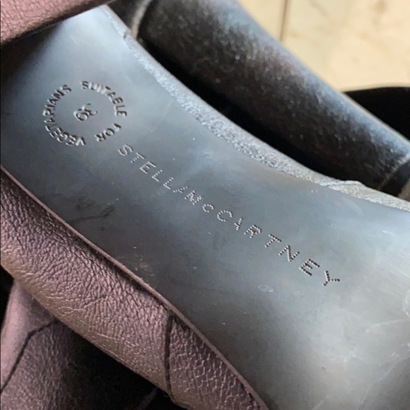 Stella McCartney Faux Leather Thigh High Boots - Picture 11 of 12